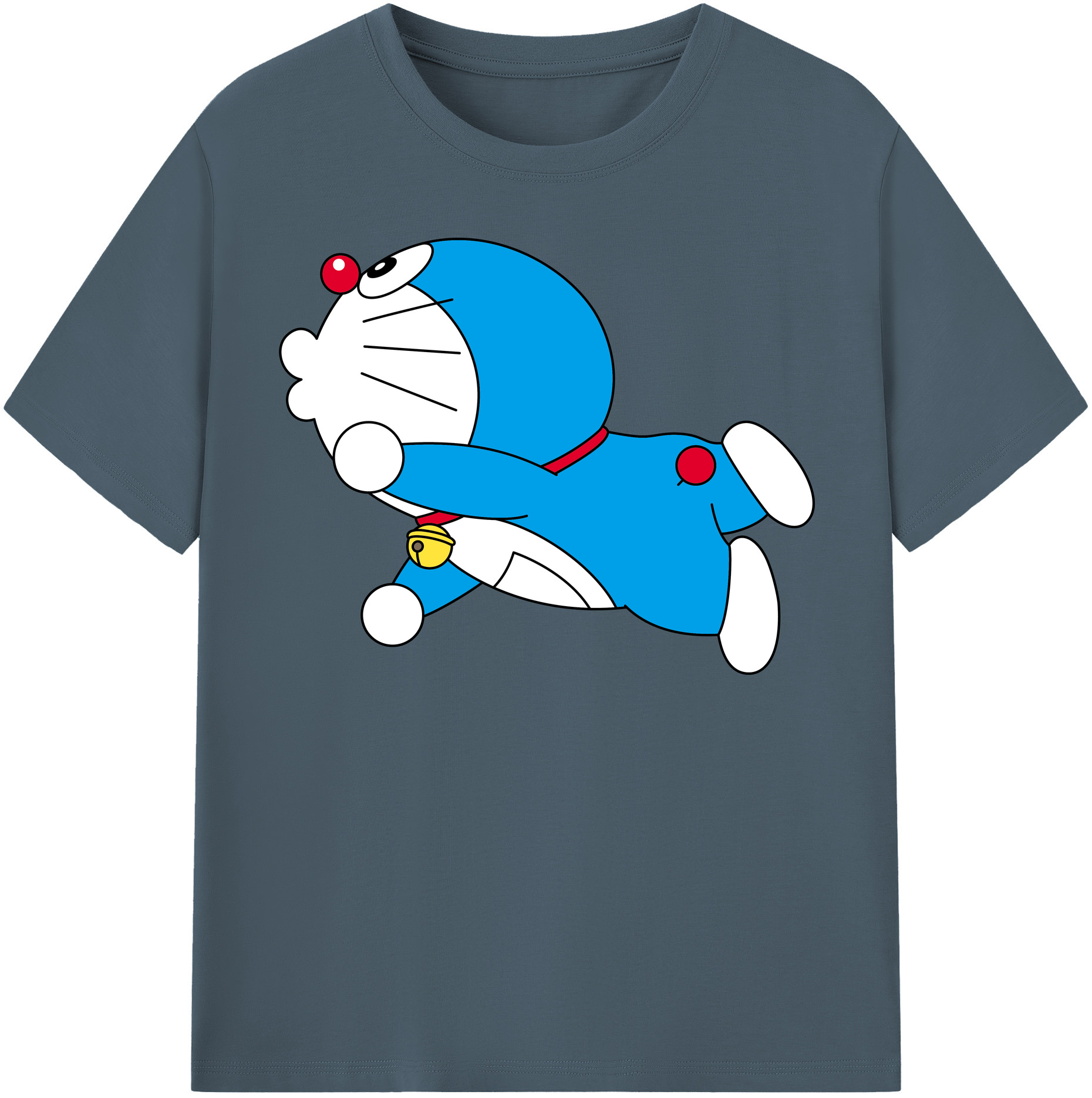 （画像用） ドラえもん Doraemon 綿100％半袖Tシャツ（フロントプリント）